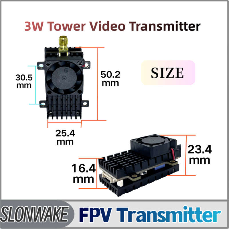 Drone Rc Remote Control - SLONWAKE 5.8G 3000mW 시뮬레이션 VTX FPV