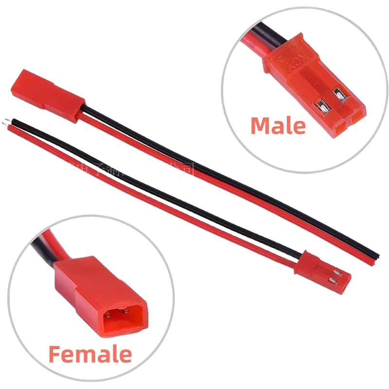 Drone Rc Cable - 20개 10쌍 JST 2P 커넥터 키트