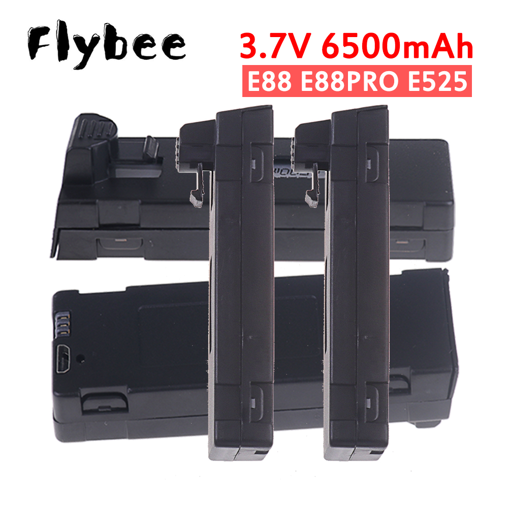 Drone Rc E99 Pro - 충전식 3.7V 6500mAh E88PRO 배터리 및