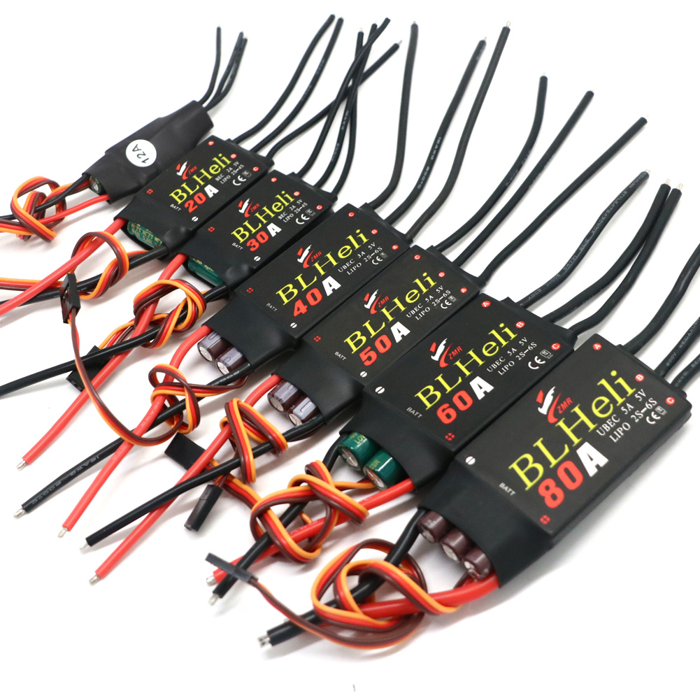 Plane Drone Rc - BLHeli 브러시리스 ESC 80A 12A 20A
