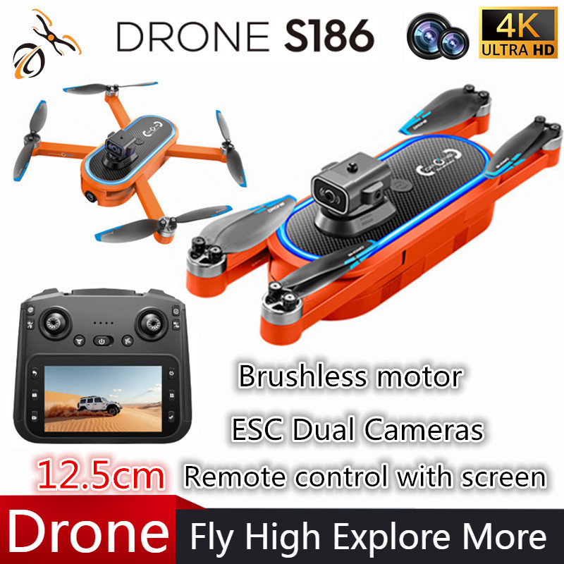2025 S186 드론 전문가용 4K HD 듀얼 카메라 - Drone Rc Cable 리뷰 및 가격