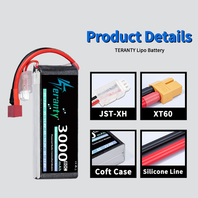 테란티 2S 3000mAh 리포 배터리 7.4V 60C - Drone Lipo Battery 리뷰 및 가격