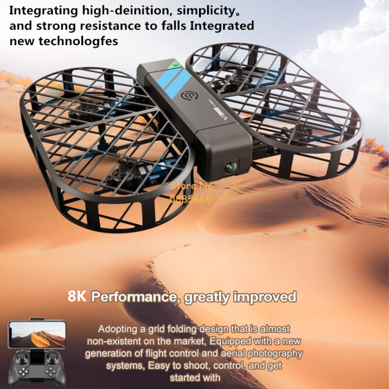 8K HD 카메라 360 °   보호 광학 흐름 위치  - Drone Rc Cable 리뷰 및 가격