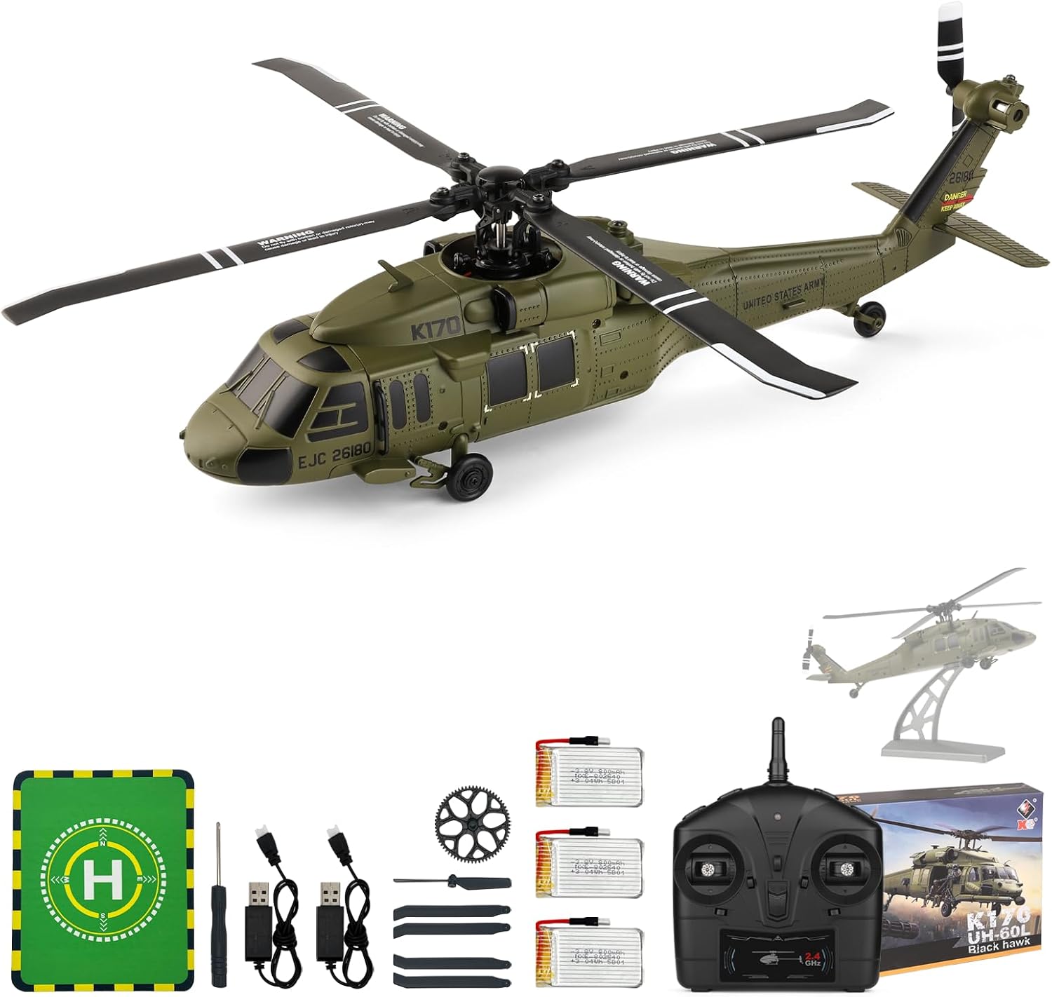 WLtoys K170 브러시리스 4채널 RC 헬리콥터, - Rc Helicopter Gyro 리뷰 및 가격