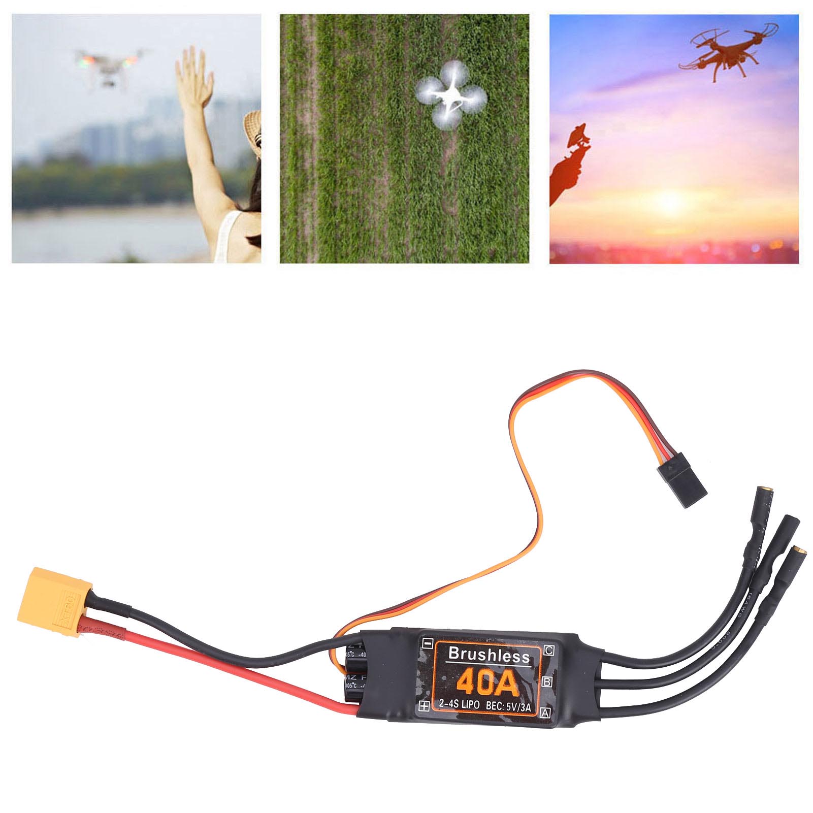 40A 브러시리스 ESC 속도 컨트롤러 RC 액세서리  - Drone Rc Accessories 리뷰 및 가격