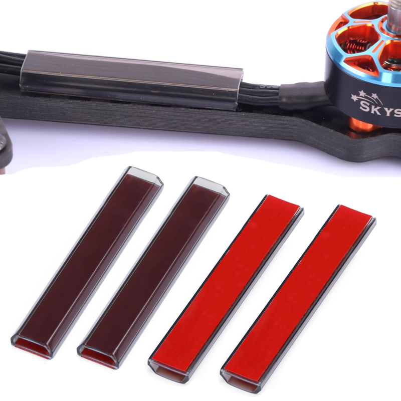 4pcs RC 브러시리스 모터 와이어 커버 보호 튜브  - Drone Rc Cable 리뷰 및 가격