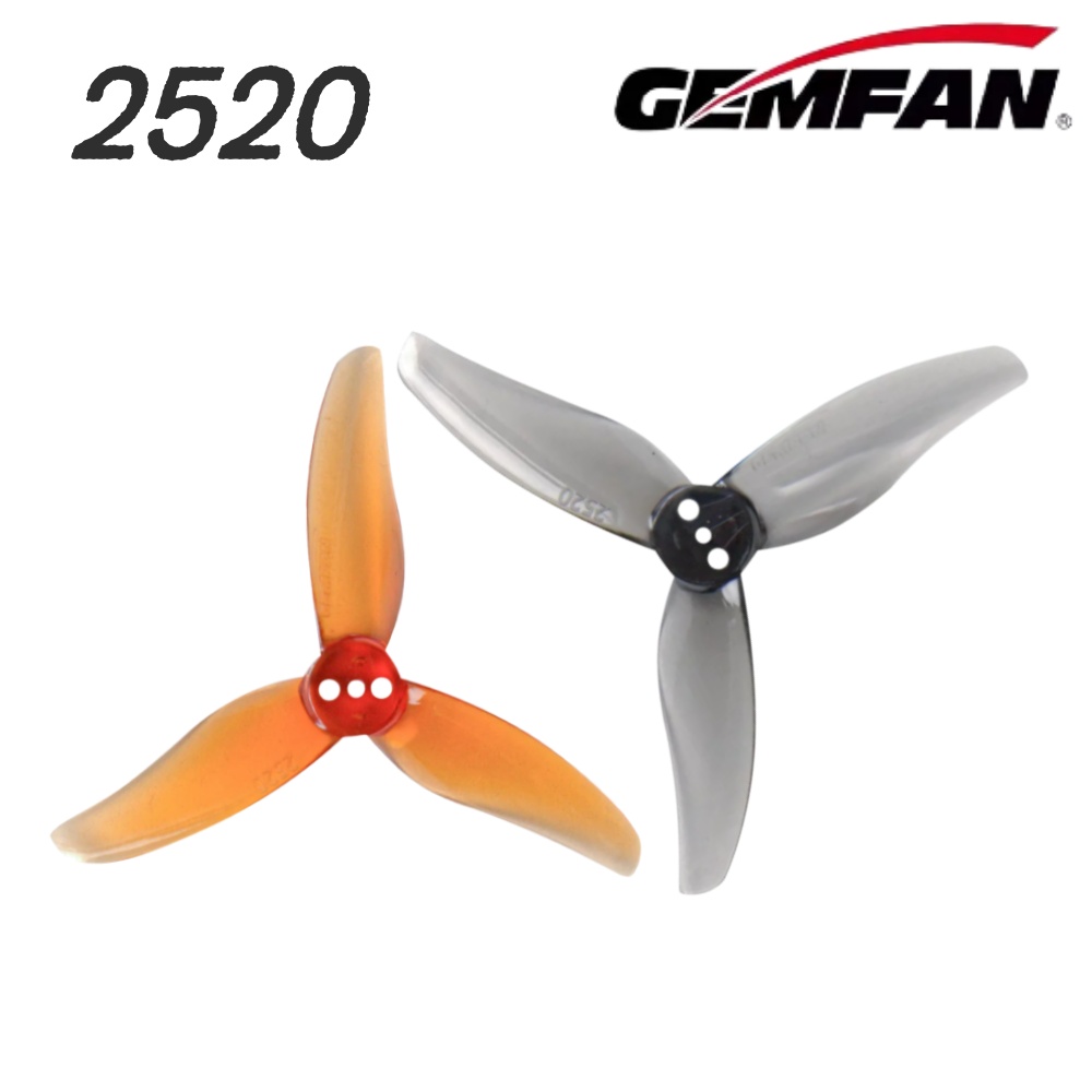 4쌍의 Gemfan 허리케인 2520 2.5X2X3 3 - Drone Tech Rc 리뷰 및 가격