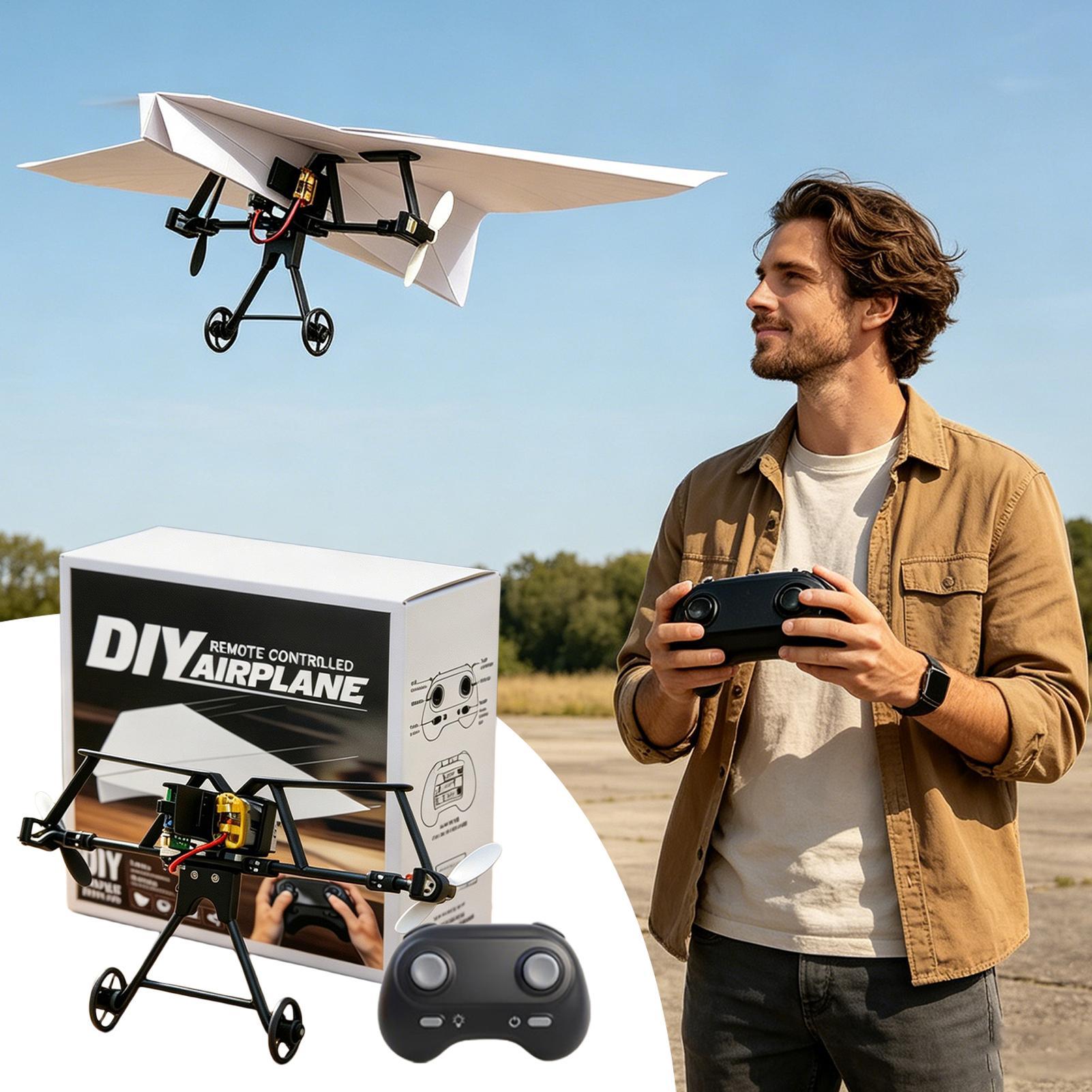 DIY RC 종이 비행기 키트, 자이로 안정 장치가 있 - Plane Drone Rc 리뷰 및 가격