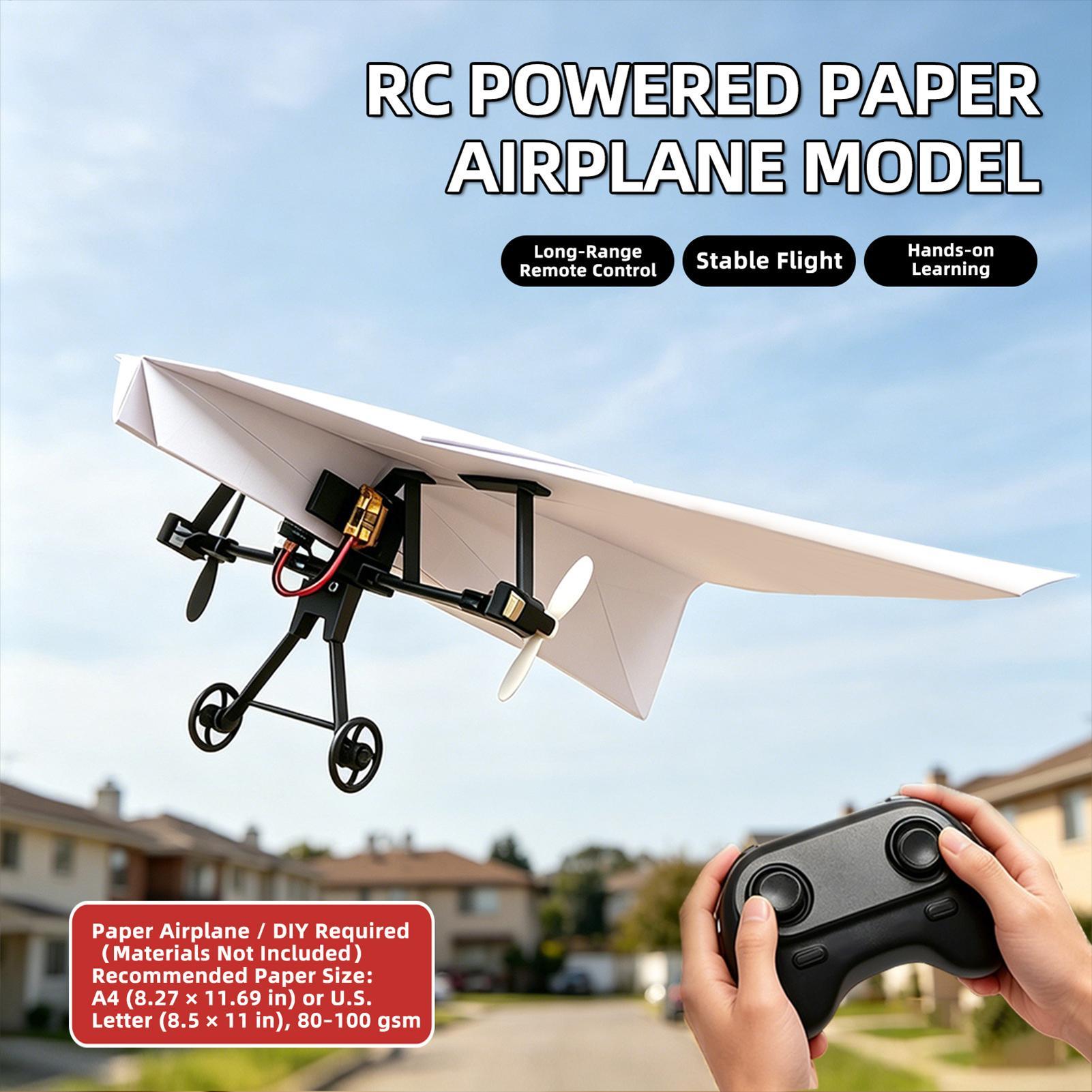 DIY RC 종이 비행기 키트, 자이로 안정 장치가 있 - Plane Drone Rc 리뷰 및 가격