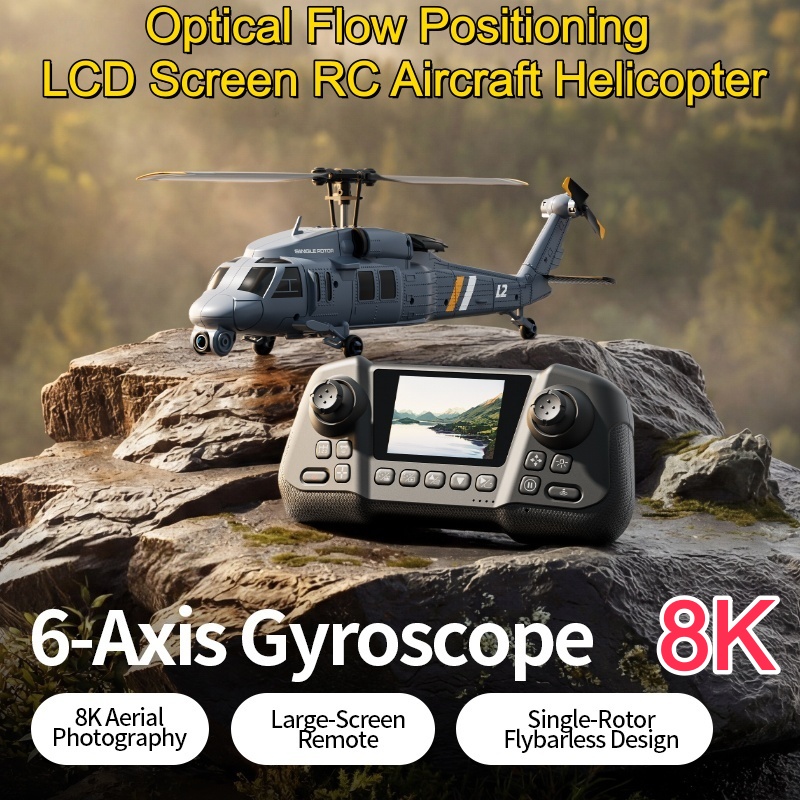 8K 플라이바리스 광학 흐름 호버 LCD 화면 WIFI - Rc Helicopter Gyro 리뷰 및 가격