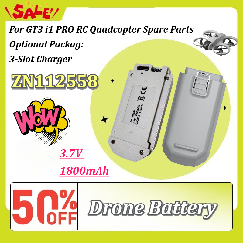 새로운 1-6PCS ZN112558 3.7V 1800m - Drone Gt3 Rc 리뷰 및 가격