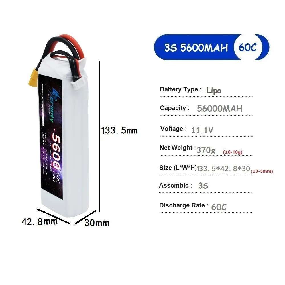 TERANTY 5600mAh 60C 2S 3S 4S 6 - Rc Drift Car Kit 리뷰 및 가격