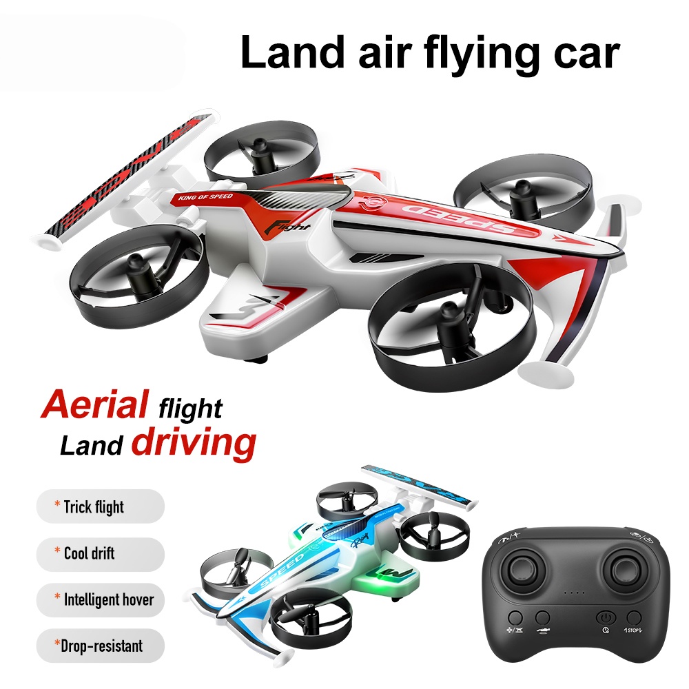 육지 공중 겸용 2in1 전동 무선 조종 비행 자동차  - Rc Drone And Flying Car 리뷰 및 가격