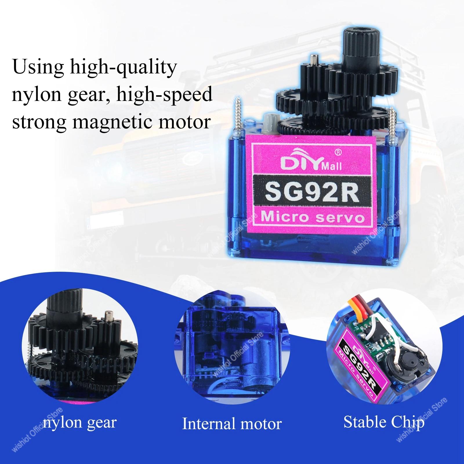 SG92R 마이크로 서보 모터 4.8-6V 360/27 - Drone Rc Leading 리뷰 및 가격