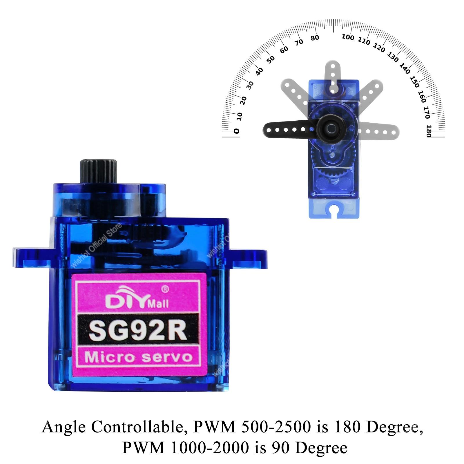 SG92R 마이크로 서보 모터 4.8-6V 360/27 - Drone Rc Leading 리뷰 및 가격
