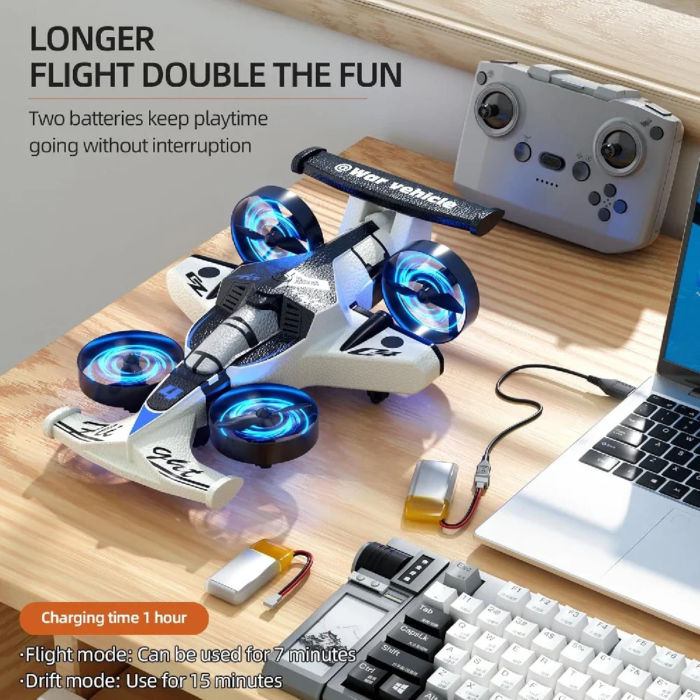 2 in 1 RC 비행 드론 자동차 듀얼 모드 육상/공 - Rc Drone And Flying Car 리뷰 및 가격